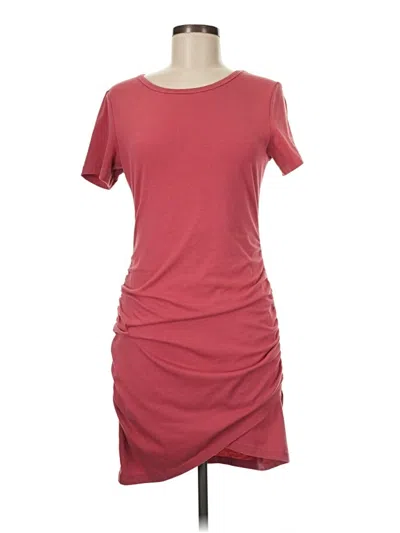 Pre-owned Assorted Brands Casual Dress In Burgundy
