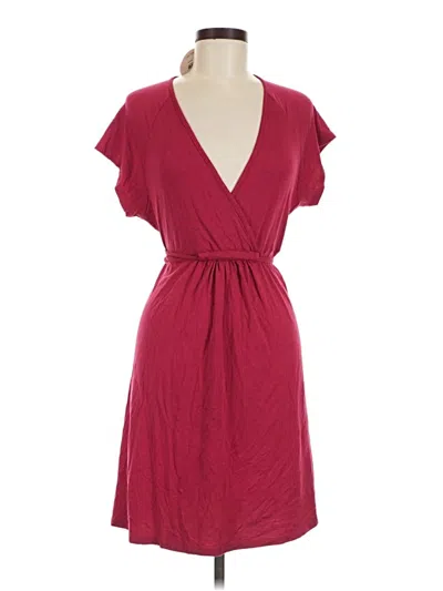 Assorted Brands Casual Dress In Burgundy