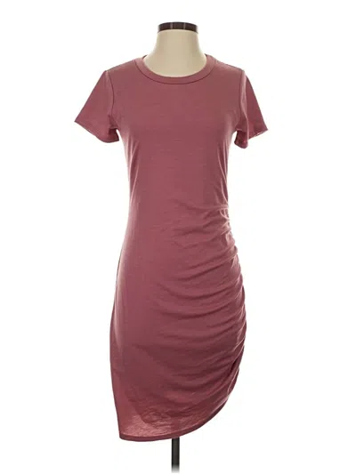 Pre-owned Assorted Brands Casual Dress In Burgundy