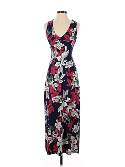 Pre-owned Assorted Brands Casual Dress In Burgundy