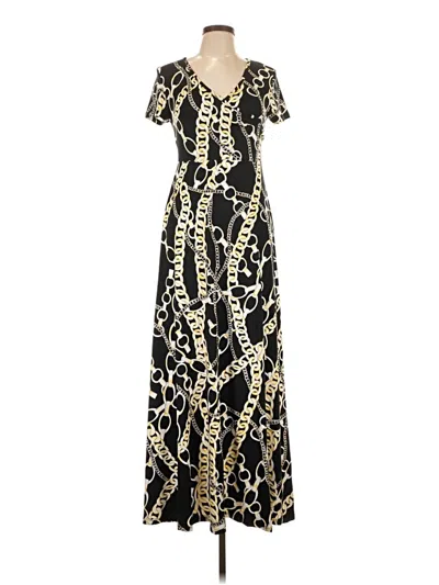 Pre-owned Assorted Brands Casual Dress In Gold
