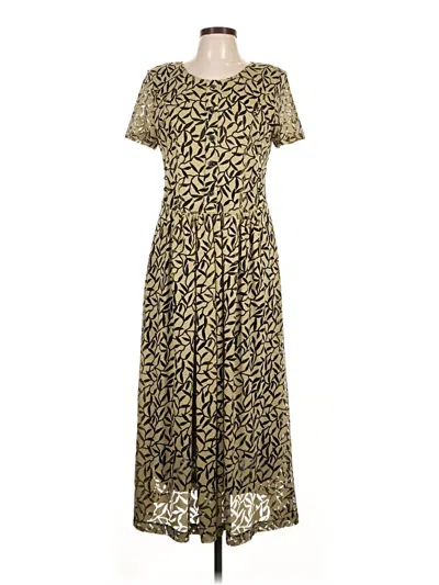 Pre-owned Assorted Brands Casual Dress In Gold
