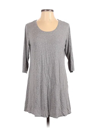 Pre-owned Assorted Brands Casual Dress In Gray