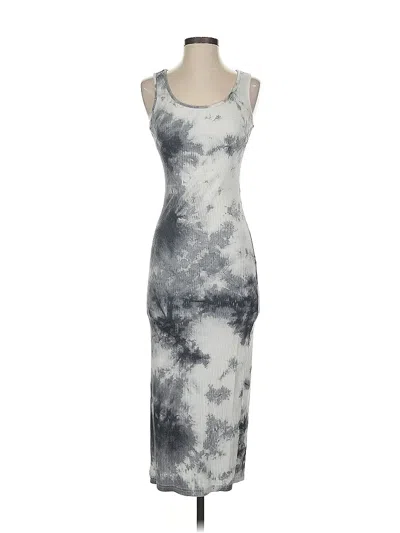 Pre-owned Assorted Brands Casual Dress In Gray