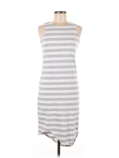 Pre-owned Assorted Brands Casual Dress In Gray
