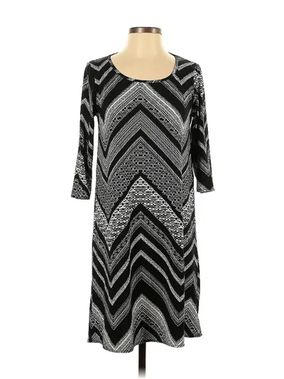 Pre-owned Assorted Brands Casual Dress In Gray