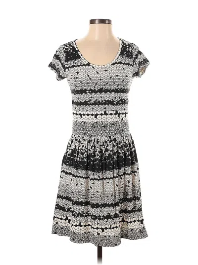 Pre-owned Assorted Brands Casual Dress In Gray