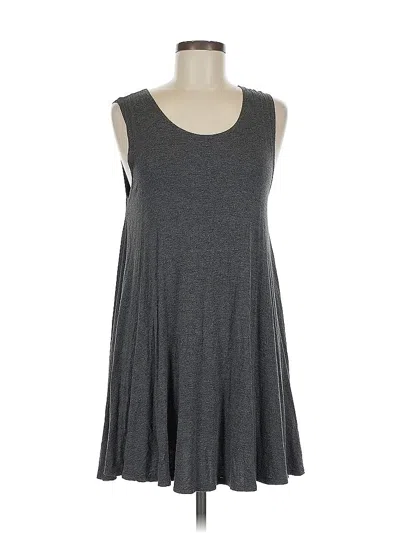 Pre-owned Assorted Brands Casual Dress In Gray
