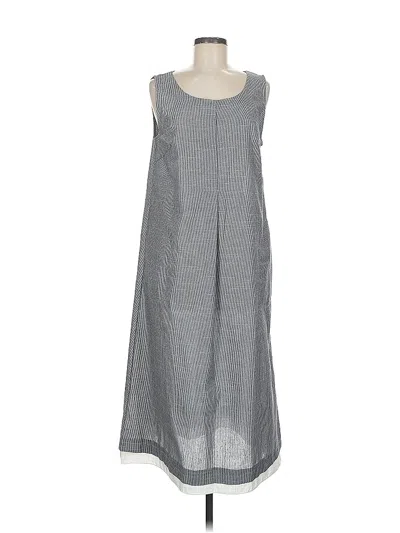 Pre-owned Assorted Brands Casual Dress In Gray