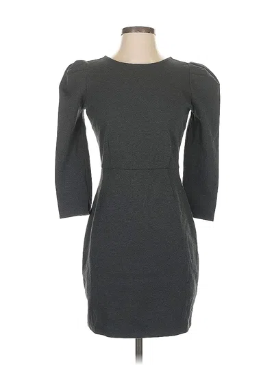 Pre-owned Assorted Brands Casual Dress In Gray