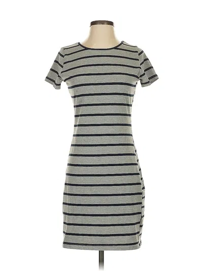Pre-owned Assorted Brands Casual Dress In Gray
