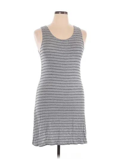 Pre-owned Assorted Brands Casual Dress In Gray