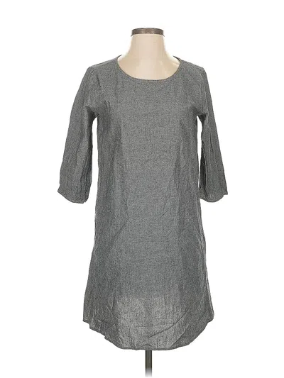 Pre-owned Assorted Brands Casual Dress In Gray