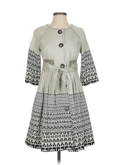 Pre-owned Assorted Brands Casual Dress In Gray