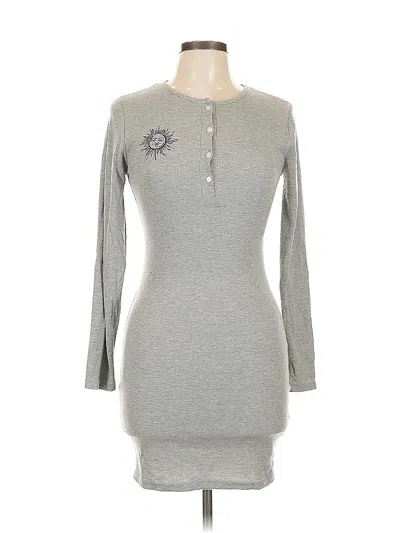 Pre-owned Assorted Brands Casual Dress In Gray