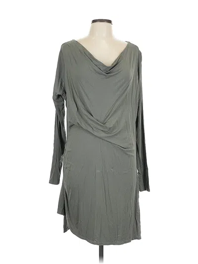 Pre-owned Assorted Brands Casual Dress In Gray