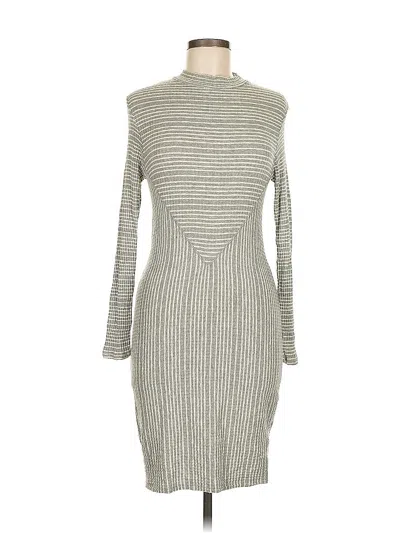 Pre-owned Assorted Brands Casual Dress In Gray