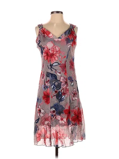Pre-owned Assorted Brands Casual Dress In Gray