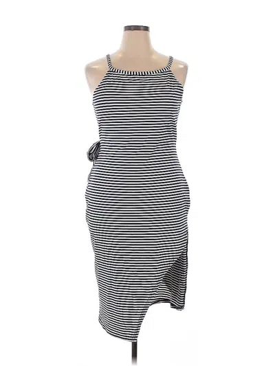 Pre-owned Assorted Brands Casual Dress In Gray