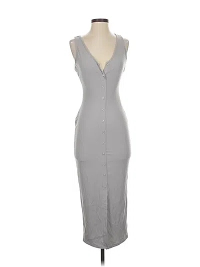 Pre-owned Assorted Brands Casual Dress In Gray