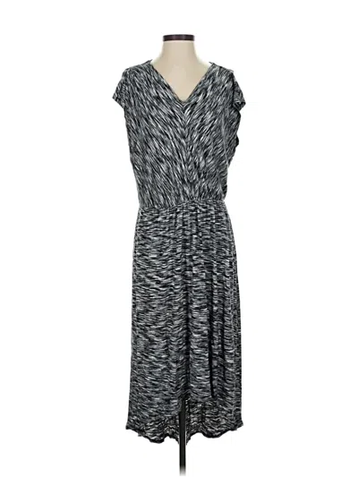 Pre-owned Assorted Brands Casual Dress In Gray