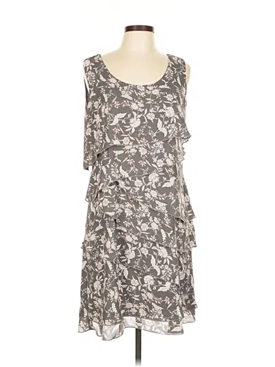 Pre-owned Assorted Brands Casual Dress In Gray