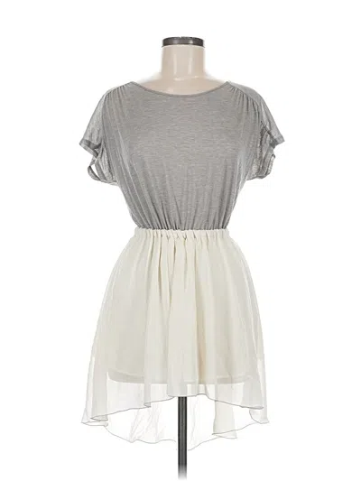 Pre-owned Assorted Brands Casual Dress In Gray