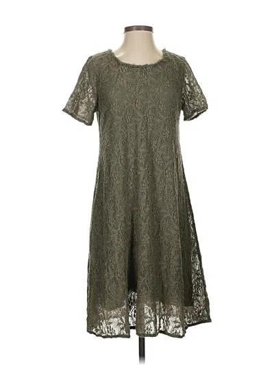 Pre-owned Assorted Brands Casual Dress In Gray