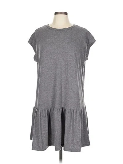 Pre-owned Assorted Brands Casual Dress In Gray