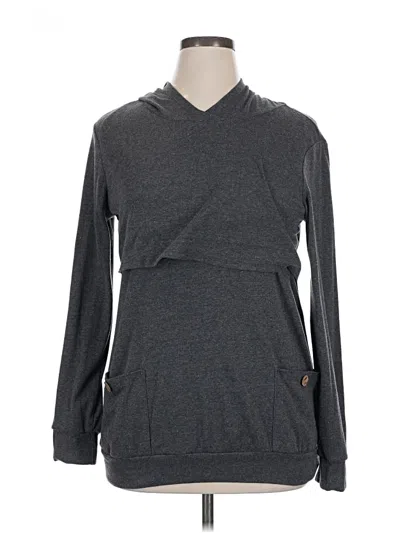 Pre-owned Assorted Brands Casual Dress In Gray