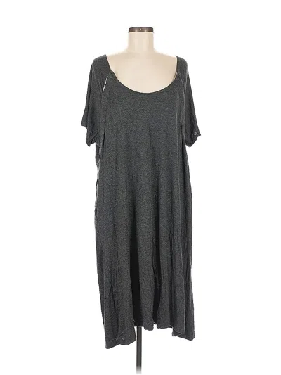 Pre-owned Assorted Brands Casual Dress In Gray