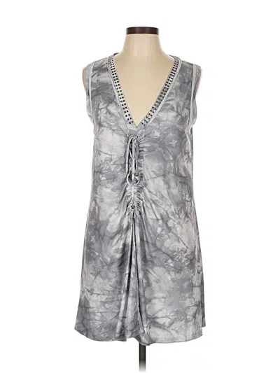 Pre-owned Assorted Brands Casual Dress In Gray