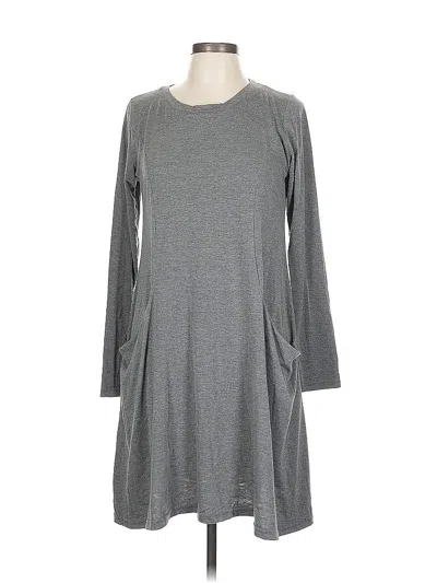 Pre-owned Assorted Brands Casual Dress In Gray