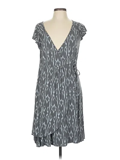 Pre-owned Assorted Brands Casual Dress In Gray