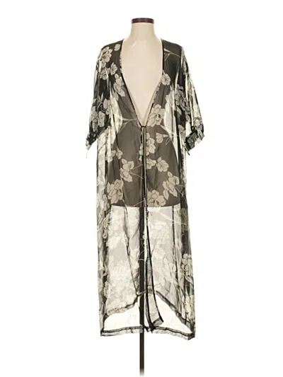 Pre-owned Assorted Brands Casual Dress In Gray