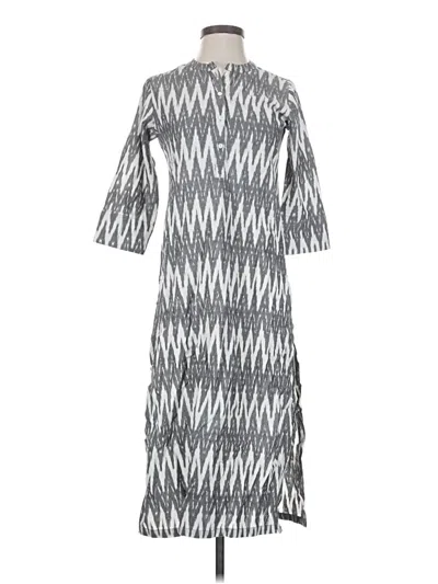 Pre-owned Assorted Brands Casual Dress In Gray