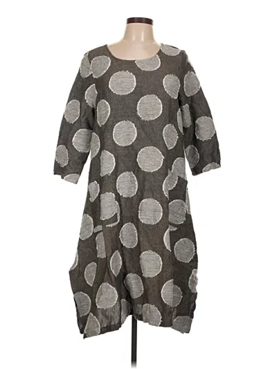Pre-owned Assorted Brands Casual Dress In Gray