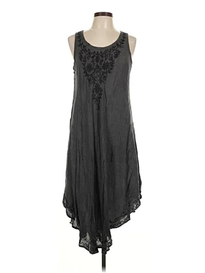 Pre-owned Assorted Brands Casual Dress In Gray