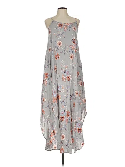 Pre-owned Assorted Brands Casual Dress In Gray