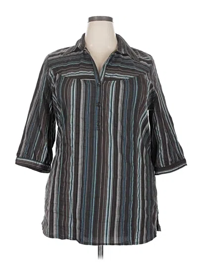 Pre-owned Assorted Brands Casual Dress In Gray