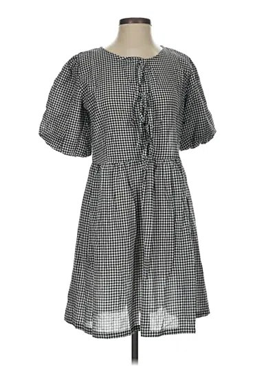 Pre-owned Assorted Brands Casual Dress In Gray