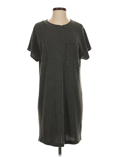 Pre-owned Assorted Brands Casual Dress In Gray