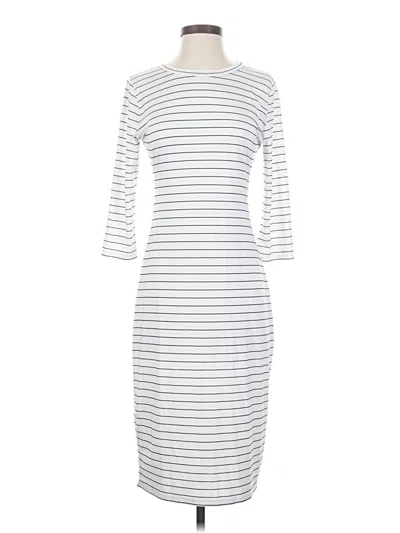 Pre-owned Assorted Brands Casual Dress In Gray