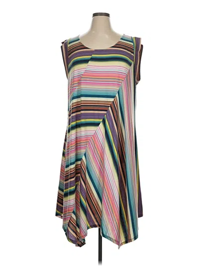 Pre-owned Assorted Brands Casual Dress In Gray