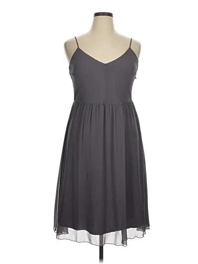 Pre-owned Assorted Brands Casual Dress In Gray