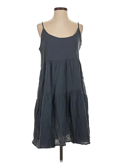Pre-owned Assorted Brands Casual Dress In Gray