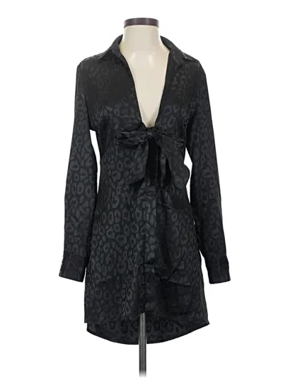 Pre-owned Assorted Brands Casual Dress In Gray