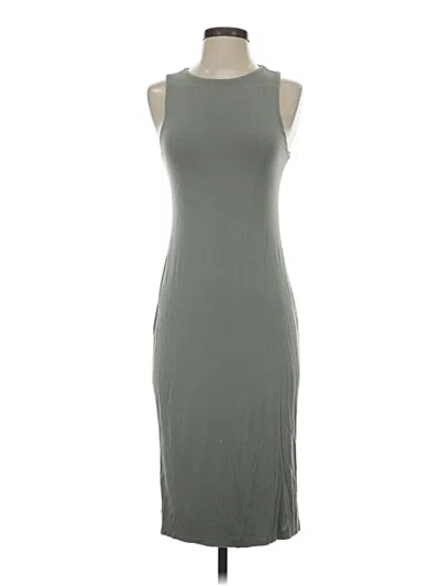 Pre-owned Assorted Brands Casual Dress In Gray