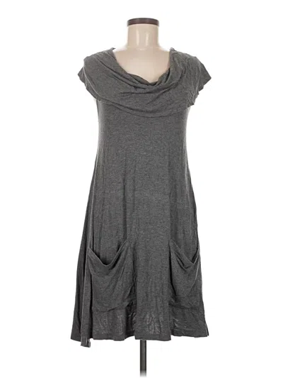 Pre-owned Assorted Brands Casual Dress In Gray