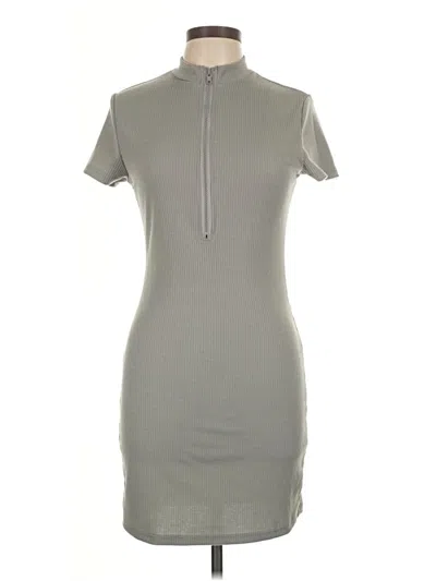 Pre-owned Assorted Brands Casual Dress In Gray